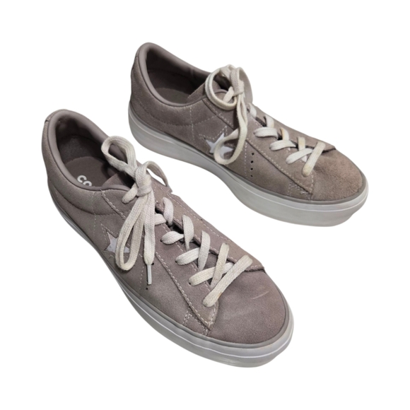 Converse One Star Platform Gray Suede Women's Athletic Shoes Size 7 - Picture 5 of 8